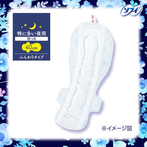 ソフィ はだおもい 400 特に多い夜用 生理用品 ナプキン(7枚×3セット)【ソフィはだおもい】 rakuten24-11274742 楽天24 サンプル画像2