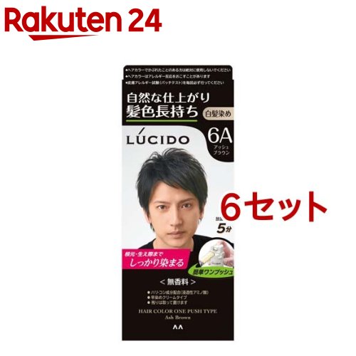 ルシード ワンプッシュケアカラー アッシュブラウン(50g+50g*6セット)【ルシード(LUCIDO)】