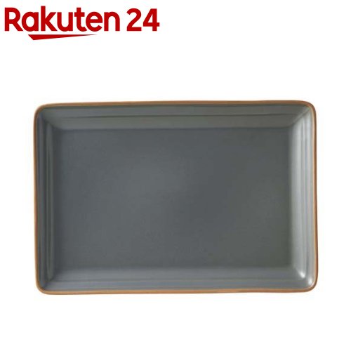 エッジライン レクタングルプレート L グレー T-918708(1個)