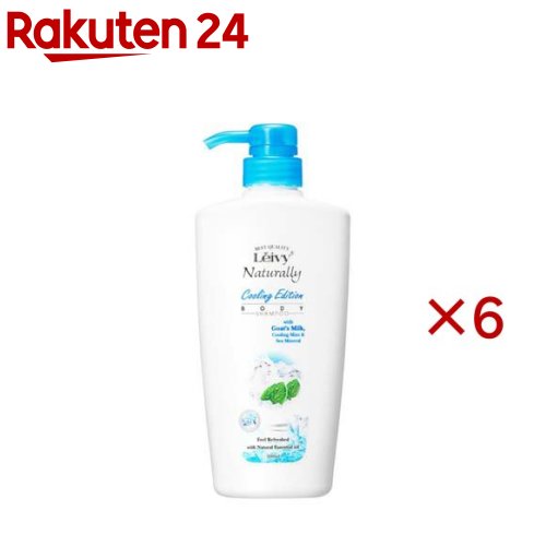 Soaps, Body Washes - レイヴィー クールボディシャンプー GM(500ml×6セット)【レイヴィー】