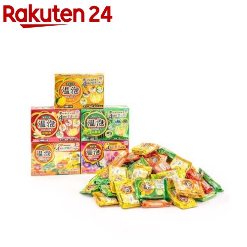温泡 入浴剤 詰め合わせ にごり湯 透明タイプ アソートセット 炭酸バブル(84錠入)【温泡】のサムネイル