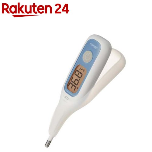 シチズン 電子体温計 CTEB723CA 予測30秒 スマホでデータ管理 抗菌防水 バックライト(1本)