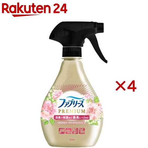 ファブリーズ PREMIUM 消臭スプレー 布用 パステルフローラル 本体(370mL×4セット)【ファブリーズ(febreze)】