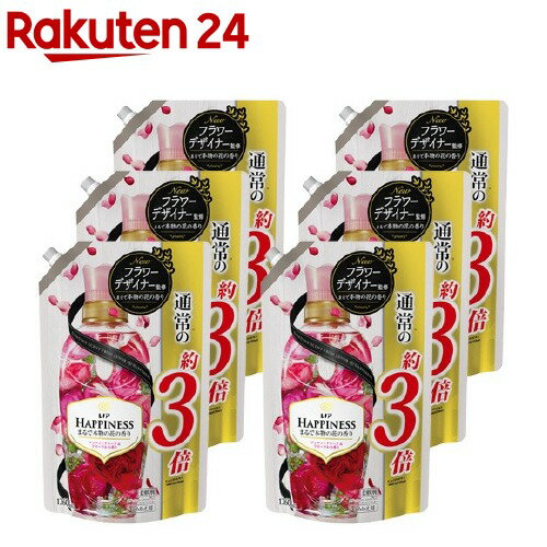 レノアハピネス 柔軟剤 アンティークローズ＆フローラル つめかえ用 超特大サイズ(1.26L*6コセット)【d2rec】【stmp01】【StampgrpA】【cga03】【レノアハピネス】[レノアハピネス]