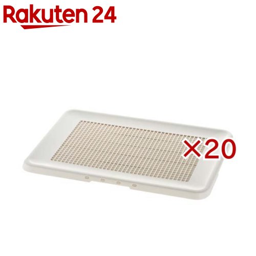 お店TOP＞ペット用品＞トイレタリー・衛生用品＞犬用トイレ用品(トイレタリー)＞トレー・トイレ容器(犬用)＞お掃除簡単フラットトレー レギュラー アイボリー (20セット)【お掃除簡単フラットトレー レギュラー アイボリーの商品詳細】●高さ1.9cmの超薄型で、子犬からシニア犬まで出入りしやすい。●メッシュの周りにすき間がないので、汚れが溜まりにくく、お手入れが簡単です。●プラスチック製なので、水洗いできてお手入れ簡単です。●ゴム脚付きなので、ズレにくく床をキズつけにくい。【規格概要】・材質 本体・メッシュ：ポリプロピレン、ゴム脚：ポリウレタン・製品サイズ：47.9*35*高さ1.9cm・対応シーツ：レギュラーシーツ・製品重量：0.69kg・体重目安：8kg以下・対象ペット：犬用【原産国】中国【ブランド】リッチェル(ペット)【発売元、製造元、輸入元又は販売元】リッチェル(Richell)こちらの商品は、ペット用の商品です。※説明文は単品の内容です。リニューアルに伴い、パッケージ・内容等予告なく変更する場合がございます。予めご了承ください。・単品JAN：4945680561457リッチェル(Richell)939-0592 富山県富山市水橋桜木136076-478-2957広告文責：楽天グループ株式会社電話：050-5577-5043[犬用品/ブランド：リッチェル(ペット)/]