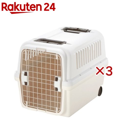 お店TOP＞ペット用品＞犬用品(グッズ)＞犬用おでかけ用品(旅行・お散歩)＞キャリー・バッグ(犬用)＞リッチェル キャンピングキャリー L アイボリー (3セット)【リッチェル キャンピングキャリー L アイボリーの商品詳細】●待望の中型・大型犬用サイズ登場!たくさんの工夫で移動ラクラク!お外でキャリー、お家でハウス!普段からハウスとして慣れておくことで、お出かけや災害時もスムーズに移動できます。●シートベルトに固定できるから車での安全対策に。●普段からハウスとして慣れておくことで、お出かけや災害時もスムーズに移動できます。●重いケースをラクに移動できる片側キャスター付き。●安定した持ち運びができる、ハンドル2カ所付き。●車のトランクにも入ります。●左右どちらからでも開閉できるので、車の座席を選ばず設置できます。●ワンタッチで扉の取り外しができるので、ハウスにおすすめです。【リッチェル キャンピングキャリー L アイボリーの原材料】本体・扉ロックケース・ハンドル・軸受け：ポリプロピレンキャスター：ポリアセタールハンドルカバー・扉ロック：ABS樹脂扉・扉軸：スチール(ポリエステル粉体焼付塗装)【規格概要】商品本体サイズ：46.5*66.5*51H(cm)商品重量：5200g【注意事項】※中型犬用 体重目安：20kg【原産国】日本【ブランド】リッチェル(ペット)【発売元、製造元、輸入元又は販売元】リッチェル(Richell)こちらの商品は、ペット用の商品です。※説明文は単品の内容です。リニューアルに伴い、パッケージ・内容等予告なく変更する場合がございます。予めご了承ください。(防災 キャリー ハード おでかけ ドライブ クレート 旅行 病院)・単品JAN：4973655599259リッチェル(Richell)939-0592 富山県富山市水橋桜木136076-478-2957広告文責：楽天グループ株式会社電話：050-5577-5043[ペットのサークル・雑貨など/ブランド：リッチェル(ペット)/]