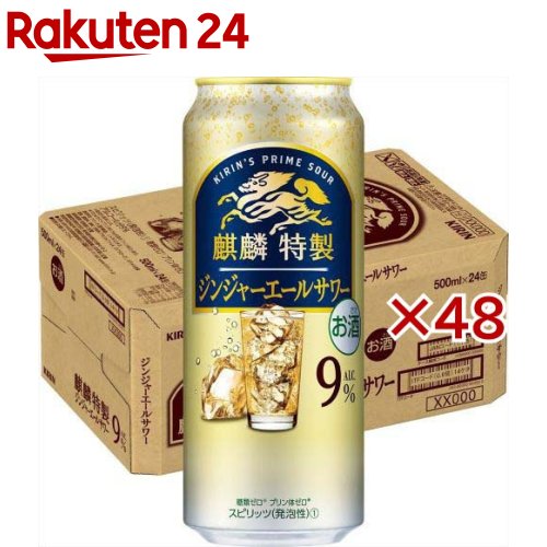 麒麟特製 ジンジャーエールサワー(24本入×2セット(1本500ml))【キリン】