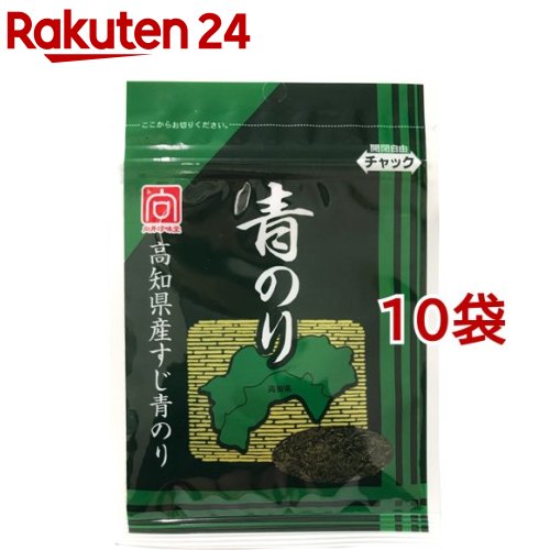 お店TOP＞フード＞だし・乾物・海藻＞海藻＞青のり＞青のり 高知県産 (2.3g*10袋セット)【青のり 高知県産の商品詳細】●高知県産のすじ青のりをパックしました。【召し上がり方】・お好み焼、やきそば、とろろなど【品名・名称】青のり粉【青のり 高知県産の原材料】青のり(高知県産)【栄養成分】(2.3g)あたりエネルギー：4kcal、たんぱく質：0.7g、脂質：0.1g、炭水化物：0.9g、食塩相当量：0.2g【保存方法】・直射日光、高温多湿をさけて保存してください。【原産国】日本【ブランド】向井珍味堂【発売元、製造元、輸入元又は販売元】向井珍味堂※説明文は単品の内容です。リニューアルに伴い、パッケージ・内容等予告なく変更する場合がございます。予めご了承ください。・単品JAN：4977873852424向井珍味堂547-0005 大阪市平野区加美西1-12-1806-6791-7337広告文責：楽天グループ株式会社電話：050-5577-5043[乾物・惣菜/ブランド：向井珍味堂/]