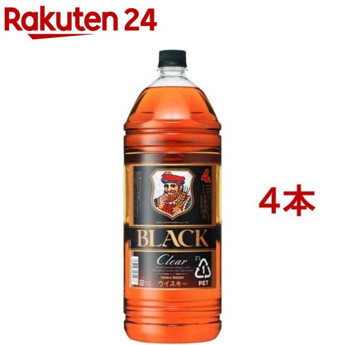 ブラックニッカクリア ペットボトル(4000ml*4本セット)