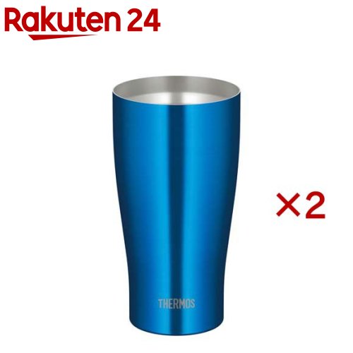 サーモス 真空断熱タンブラー 600ml オーシャンブルー JDY-600C OBL(2セット)【サーモス(THERMOS)】