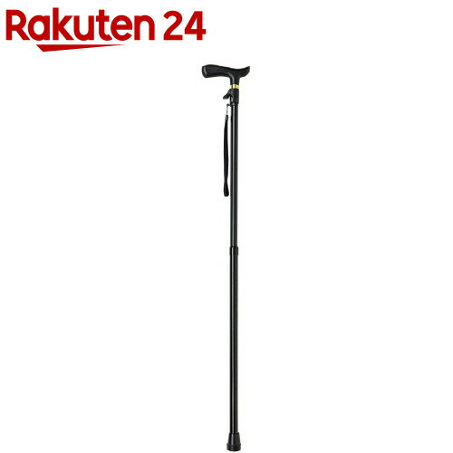 楽天楽天24RQステッキ 無段階伸縮式 RQS-M101-BK（1本）【ナカバヤシ】