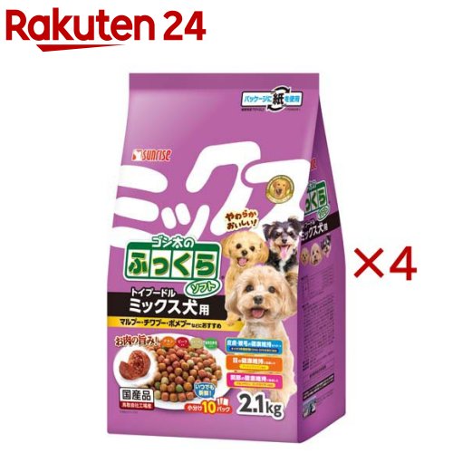 ゴン太のふっくらソフト トイプードル ミックス犬用(2.1kg×4セット)【ゴン太】