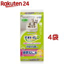 デオトイレ 複数ねこ用 ふんわり香る消臭・抗菌シート ナチュラルソープの香り(8枚入*4袋セット)