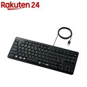 エレコム コンパクトキーボード 有線 静音 TK-FCM113SKBK(1個)【エレコム(ELECOM)】(2)