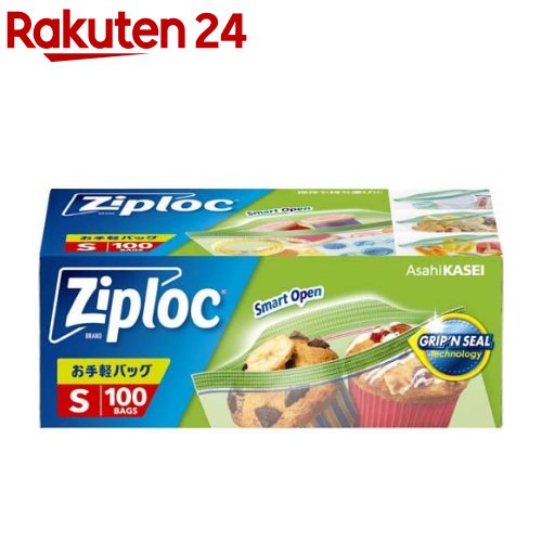 ジップロック お手軽バッグ S 大容量(100枚入)【Ziploc(ジップロック)】 1