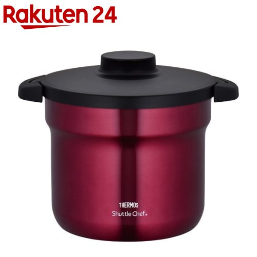 サーモス 真空保温調理器シャトルシェフ 4.3L レッド KBJ-4501 R(1個)【サーモス(THERMOS)】