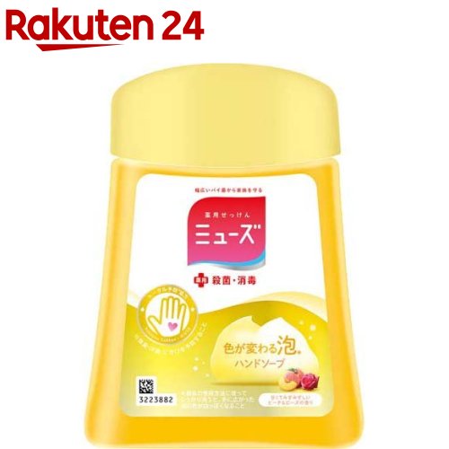 ミューズ ノータッチ泡ハンドソープ 付替ボトル ピーチ＆ローズ(250ml)【ミューズ】