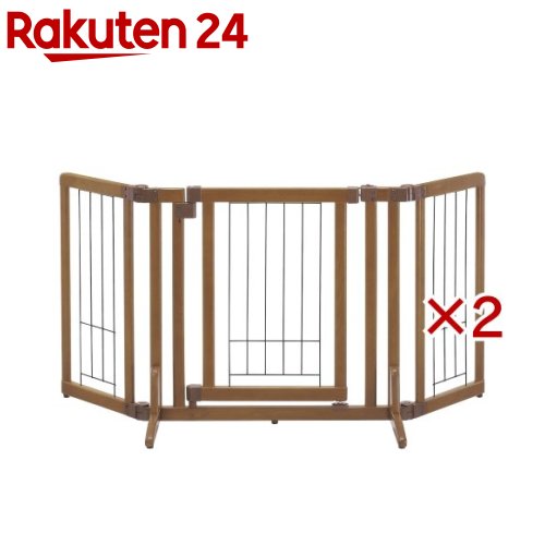 お店TOP＞ペット用品＞快適ペット・生活用品＞留守番対策用品＞ペットゲート(犬用)＞リッチェル ペット用木製おくだけドア付きゲート Sサイズ (2セット)【リッチェル ペット用木製おくだけドア付きゲート Sサイズの商品詳細】●自立したペットゲートなので間仕切りに最適●場所に合わせて簡単調節！またがず通れるドア付ゲート●人の通行が簡単なドア付きおくだけゲート●スイングドアでまたぐ必要がない(オートロック機能)●インテリアにもなじむおしゃれな木製タイプ●製品高さ60cmで体高のある犬種も対応【リッチェル ペット用木製おくだけドア付きゲート Sサイズの原材料】フレーム部・・・ラバーウッドワイヤー部・・・スチールドアロック部・・・ポリプロピレンドア軸部・・・ABS樹脂ゴム脚・・・エラストマーフレーム軸部・・・ポリアセタール【規格概要】・商品サイズ：700〜1130*400〜510*605mm左右パネルを最大に開いた状態：幅1130*奥行400*高さ605mm左右パネルをたたんだ状態：幅700*奥行510*高さ605mm・脚の高さ：約33mm(枠接着面約146mm)・適応体重：3〜8kg以下【原産国】中国【発売元、製造元、輸入元又は販売元】リッチェル(Richell)こちらの商品は、ペット用の商品です。※説明文は単品の内容です。リニューアルに伴い、パッケージ・内容等予告なく変更する場合がございます。予めご了承ください。(ゲート 脱走 脱走防止 ドア 仕切り 木製)・単品JAN：4973655584712リッチェル(Richell)939-0592 富山県富山市水橋桜木136076-478-2957広告文責：楽天グループ株式会社電話：050-5577-5043[ペットのサークル・雑貨など]