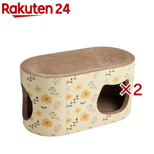 お店TOP＞ペット用品＞猫用品(グッズ)＞猫用デイリーグッズ＞猫爪とぎ(爪磨き)＞猫のツメトギ かくれんぼ イエローフラワー (2セット)【猫のツメトギ かくれんぼ イエローフラワーの商品詳細】●高密度段ボールで出来た猫ちゃんのツメトギ。●入口は2カ所あるので、かくれたり、上部に乗ったり色々遊べます。●サイズは大きめなので多頭飼いのお家にもおすすめ。●北欧をイメージしたオシャレな外見がお部屋に馴染みます。【原産国】中国【発売元、製造元、輸入元又は販売元】ボンビアルコンこちらの商品は、ペット用の商品です。※説明文は単品の内容です。リニューアルに伴い、パッケージ・内容等予告なく変更する場合がございます。予めご了承ください。・単品JAN：4977082746613ボンビアルコン大阪府堺市美原区木材通4-14-36072-369-3111広告文責：楽天グループ株式会社電話：050-5577-5043[猫用品]