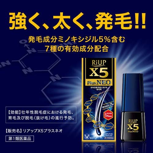 【第1類医薬品】リアップX5 プラスネオ(60ml)【リアップ】