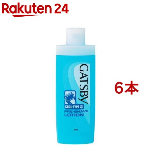 ギャツビー プレシェーブ ローション(140ml*6本セット)【GATSBY(ギャツビー)】