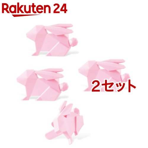 エレコム コンセントキャップ ホコリ防止 難燃性樹脂 ウサギ ピンク T-CAPKAKU2(4個入*2セット)【エレコム(ELECOM)】
