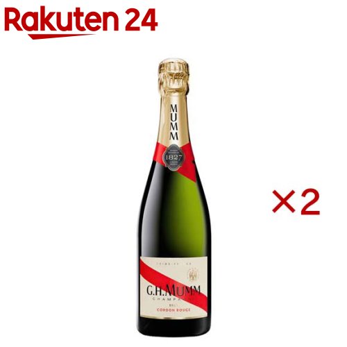ハーフ マム コルドン ルージュ 箱なし(375ml×2セット)【メゾン マム(MAISON MUMM/G.H.MUMM)】