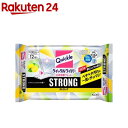 クイックルワイパー 立体吸着ウエットシート ストロング リフレッシュレモン(12枚入)【クイックル】