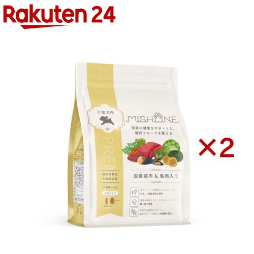 ミシュワン 成犬ドッグフード 国産鶏肉＆馬肉(1kg×2セット)【ミシュワン】