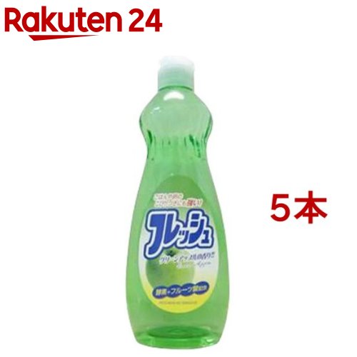 フルーツ酸配合 フレッシュアップル 本体(600ml*5コセット)