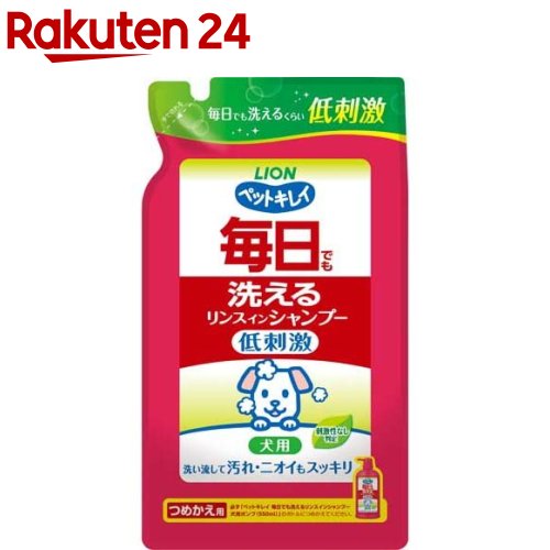 ペットキレイ 毎日でも洗えるリンスインシャンプー 愛犬用 つめかえ用(400ml)