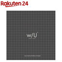 w/U ノート付箋 スクエア スモーキーブラック WU-FSTN-S-D(1冊)
