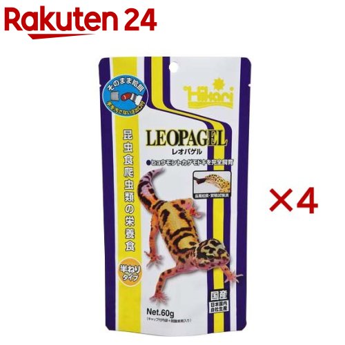 【全国送料無料】キョーリン レオパゲル 60g ×3袋で (まとめ買い)