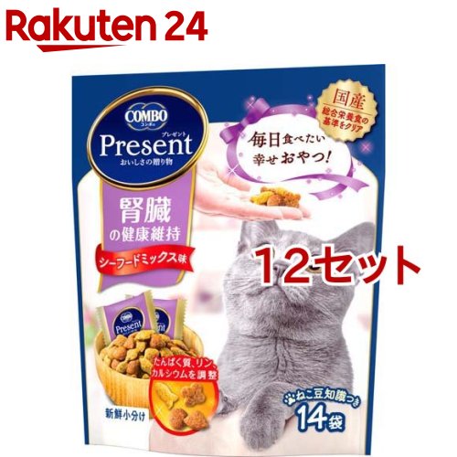 コンボ プレゼント キャット おやつ 腎臓の健康維持(42g(14袋)*12コセット)