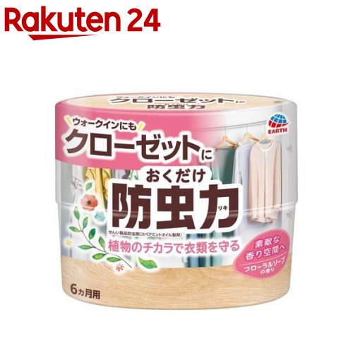 クローゼットにおくだけ防虫力 フローラルソープの香り(300ml)