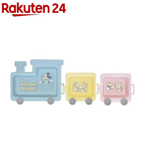 錦化成 ランチプレート ミッキーマウス トレイン(1個)