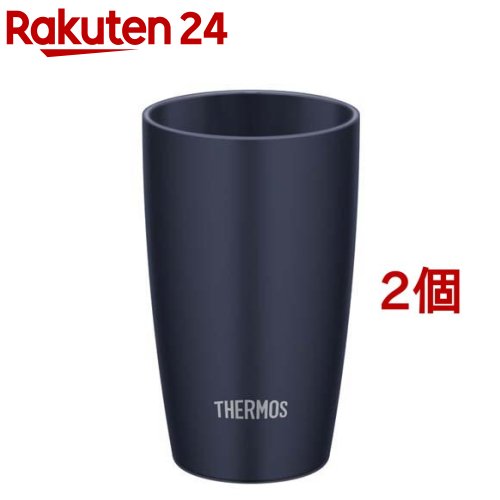 サーモス 真空断熱タンブラー 340ml JDM-341 DNVY ダークネイビー(2個セット)【サ...