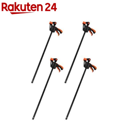 藤原産業 E-Value 樹脂製クイックバークランプ 約600mm ERC-600M(4セット)【E-Value】