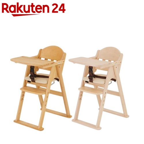 お店TOP＞ベビー＆キッズ＞寝具・室内用品(子供用)＞ベビー用室内具・家具＞ベビーチェア・子供用チェア＞木製ハイチェア CENA lx (1台)【木製ハイチェア CENA lxの商品詳細】●生後7ヶ月頃(お座りができるようになって)から60ヶ月まで使える木製チェアです。●成長にあわせてステップの高さ調整ができます。●折りたたむことができますので、収納時や掃除の際に便利です。●ステップが大きなサイズで作られており、お子様が正しい姿勢で座れるような設計になっています。●座面はクッション性があり、汚れに強い合皮シートを使用しています。●ずり落ち、立ち上がり防止に股、腰ベルトがついています。●テーブル不使用時は反対側に返すことができます。【規格概要】使用年齢：生後7ヶ月頃(お座りができるようになって)から60ヶ月まで。本体サイズ：W46×D58×H81cm／W46×D29×H92.5cm(折りたたみ)素材／材質：ラバーウッド、PVC、ベルト：ナイロン、バックル：POM／シート：(貼り材)合成皮革、(クッション材)ポリウレタンフォームメーカー保証：有メーカー保証期間：お買い上げ日より1年間【原産国】ベトナム【発売元、製造元、輸入元又は販売元】カトージリニューアルに伴い、パッケージ・内容等予告なく変更する場合がございます。予めご了承ください。カトージ484-0894 愛知県犬山市羽黒北金屋39-20568-67-5701広告文責：楽天グループ株式会社電話：050-5577-5043[雑貨]
