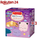 めぐりズム 蒸気でホットアイマスク ポケモンスリープデザイン ラベンダーの香り(12枚入×3セット)【めぐりズム】