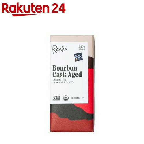 【訳あり】ラーカチョコレート オーガニックバーボンキャス・ローチョコレート82%(50g)