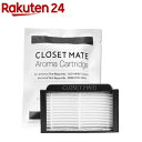 AJAX クローゼットメイト アロマカートリッジ Sensual oud wood ブラック CLOMTECTS(1個)【AJAX】