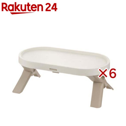 お店TOP＞ペット用品＞犬用品(グッズ)＞犬用食器類(ボウル・給水器・給餌器)＞食事台・テーブル(犬用)＞たためるペットテーブル ダブル ベージュ (6セット)【たためるペットテーブル ダブル ベージュの商品詳細】●獣医師推奨！食べやすい高さのテーブルで、体への負担を軽減します。●組み立てと片付けの両方を素早くできます。●ゴム脚付きなので、ズレにくく床をキズつけません。●組み立てが簡単：脚を開き、テーブルをセットするだけです。●お手入れラクラク：テーブルは取り外して水洗いできます。【たためるペットテーブル ダブル ベージュの原材料】(材質)・テーブル：ポリプロピレン・脚：ABS樹脂・ゴム脚：熱可塑性エラストマー【規格概要】(商品サイズ)・41.5×22×高さ16.1cm・収納時：41.5×7×高さ26cm・天板内寸：39×19.5cm・天板高さ(食器を載せる部分)：高さ15.1cm・対応食器サイズ：φ19.5cm×2個まで・耐荷重：2kg【原産国】ベトナム【発売元、製造元、輸入元又は販売元】リッチェル(Richell)こちらの商品は、ペット用の商品です。※説明文は単品の内容です。リニューアルに伴い、パッケージ・内容等予告なく変更する場合がございます。予めご了承ください。・単品JAN：4945680561211リッチェル(Richell)939-0592 富山県富山市水橋桜木136076-478-2957広告文責：楽天グループ株式会社電話：050-5577-5043[ペットのサークル・雑貨など]