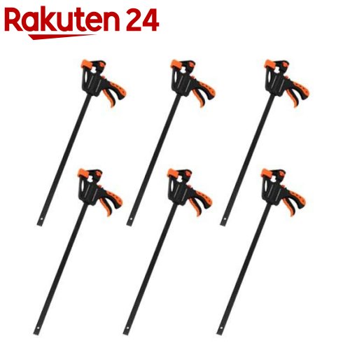 藤原産業 E-Value(イーバリュー) 樹脂製クイックバークランプ 約450mm ERC-450M(6セット)【E-Value】