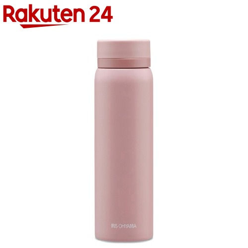ステンレスケータイボトル スクリュー 500ml スモーキーピンク SB-S500(1個)【アイリスオーヤマ】[水筒]