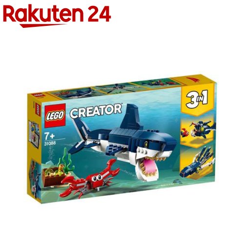 レゴ(LEGO) クリエイター 深海生物 31088(1セット)【レゴ(LEGO)】 おもちゃ 玩具 男の子 女の子 子供 6歳 7歳 8歳 9歳