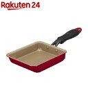 エバークック 玉子焼き小型(13*18)レッド(1コ入)【エバークック(evercook)】