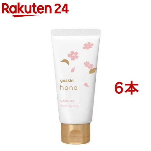 ユースキン ハナ(hana) ハンドクリーム サクラ(50g*6本セット)【ユースキン】