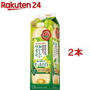 サントリー 酸化防止剤無添加のおいしいワイン 白 紙パック 1800ml*2本セット 【酸化防止剤無添加のおいしいワイン 】