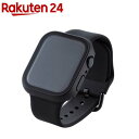 エレコム アップルウォッチ シリーズ 7 (45mm) 保護ケース ブラック AW-21AFCGBK(1個)【エレコム(ELECOM)】(2)